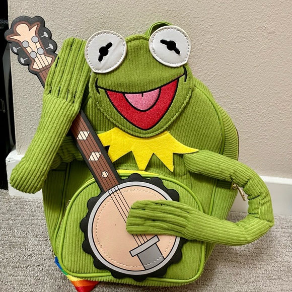 Her Universe Handbags - Disney Muppets Kermit the Frog playing banjo corduroy Her Universe back pack